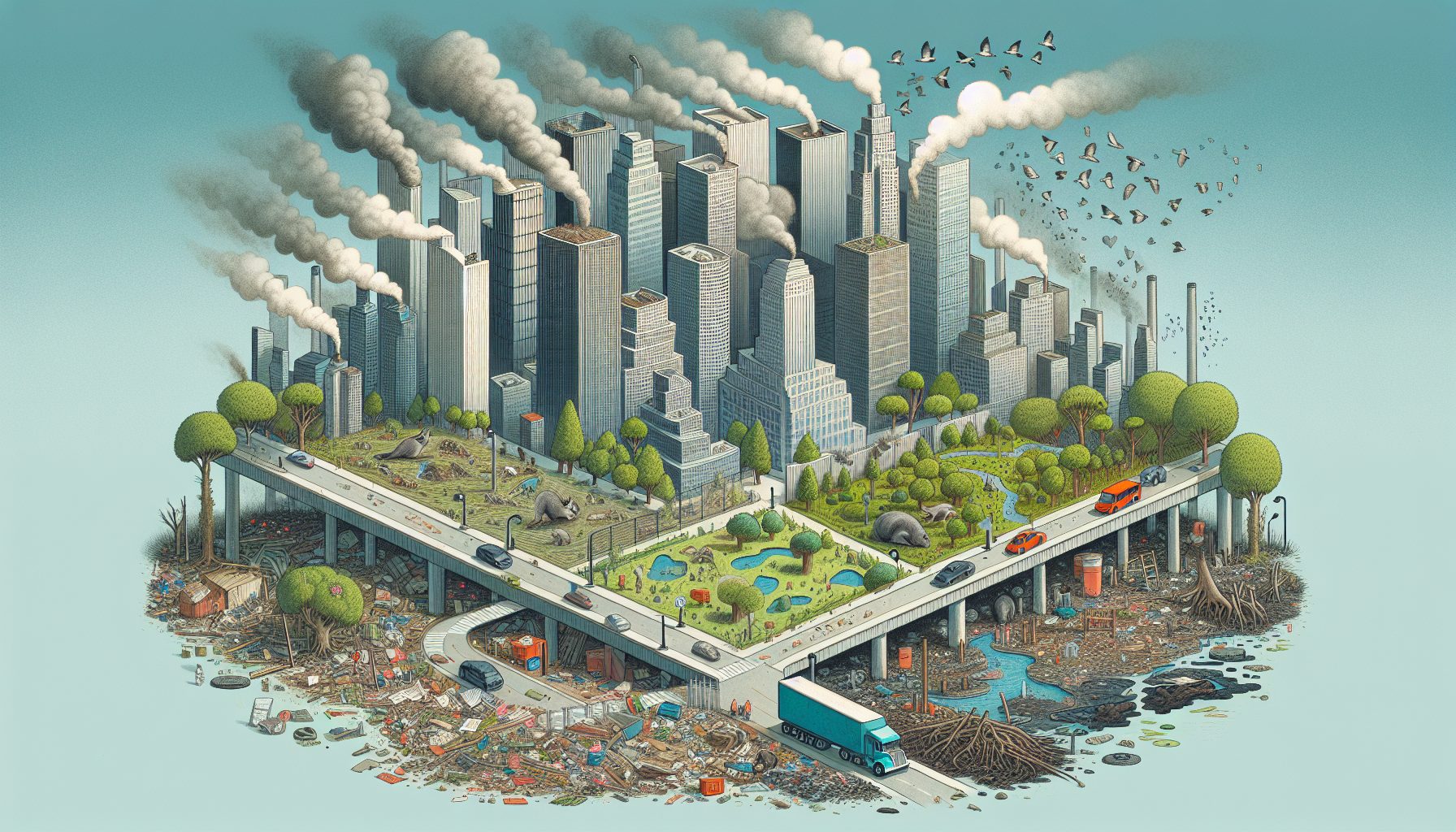 Какие проблемы у городской экосистемы