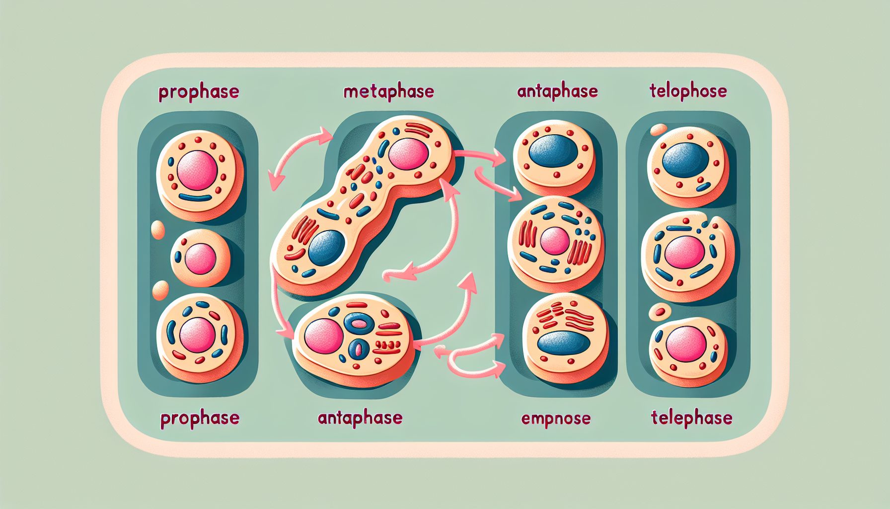 Митоз: четыре шага к точной копии себя