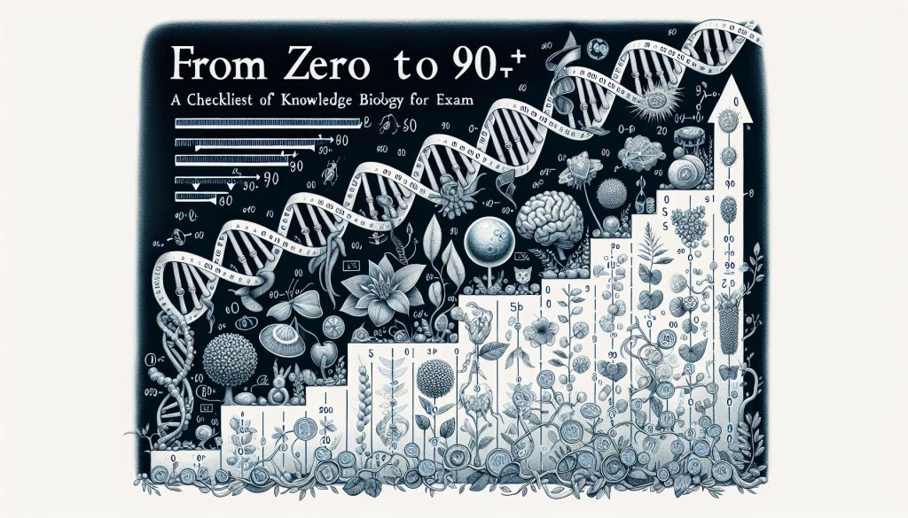 С нуля до 90+: чек‑лист знаний в биологии ЕГЭ