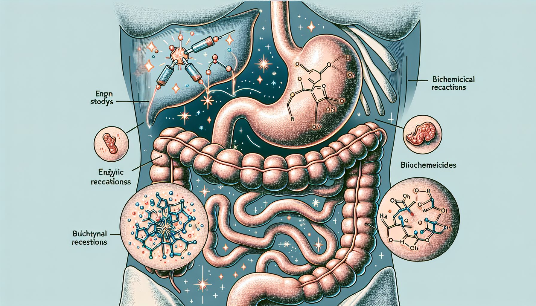 Желудок, ферменты и хитрые реакции