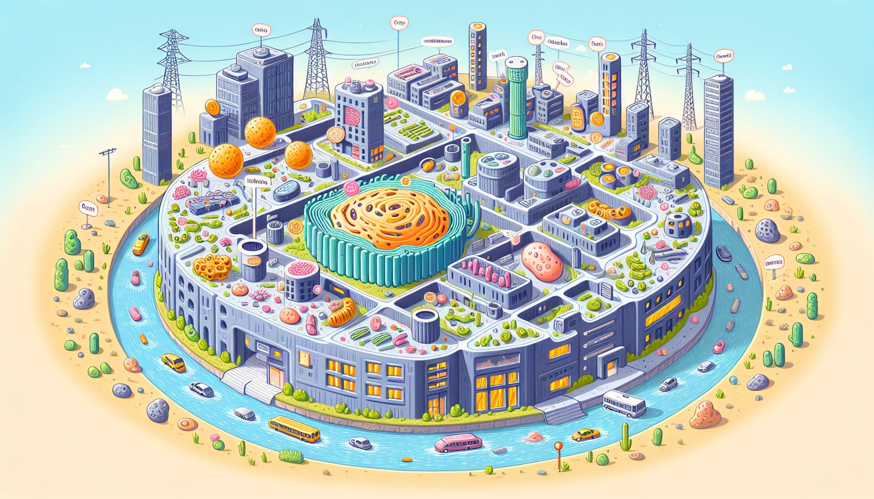 Клетка — крошечный город, где всё взаимосвязано