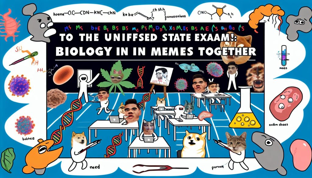 К ЕГЭ по биологии вместе: биология в мемах