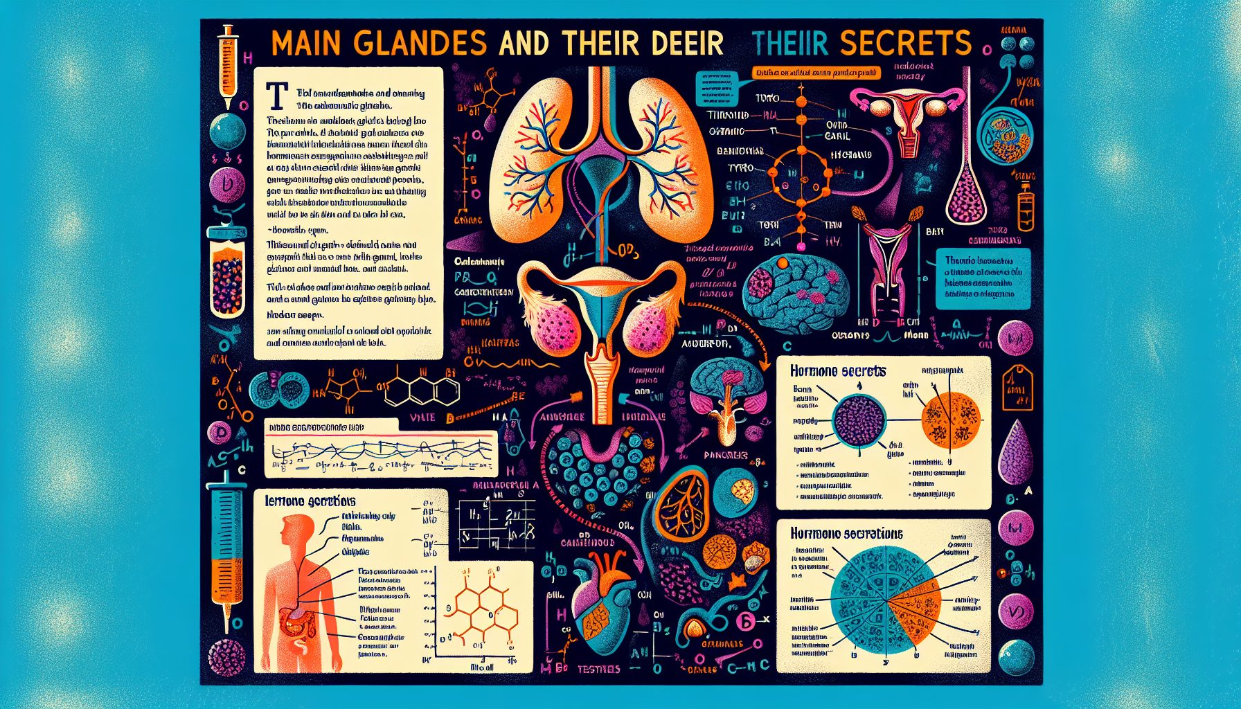 Главные железы и их секреты
