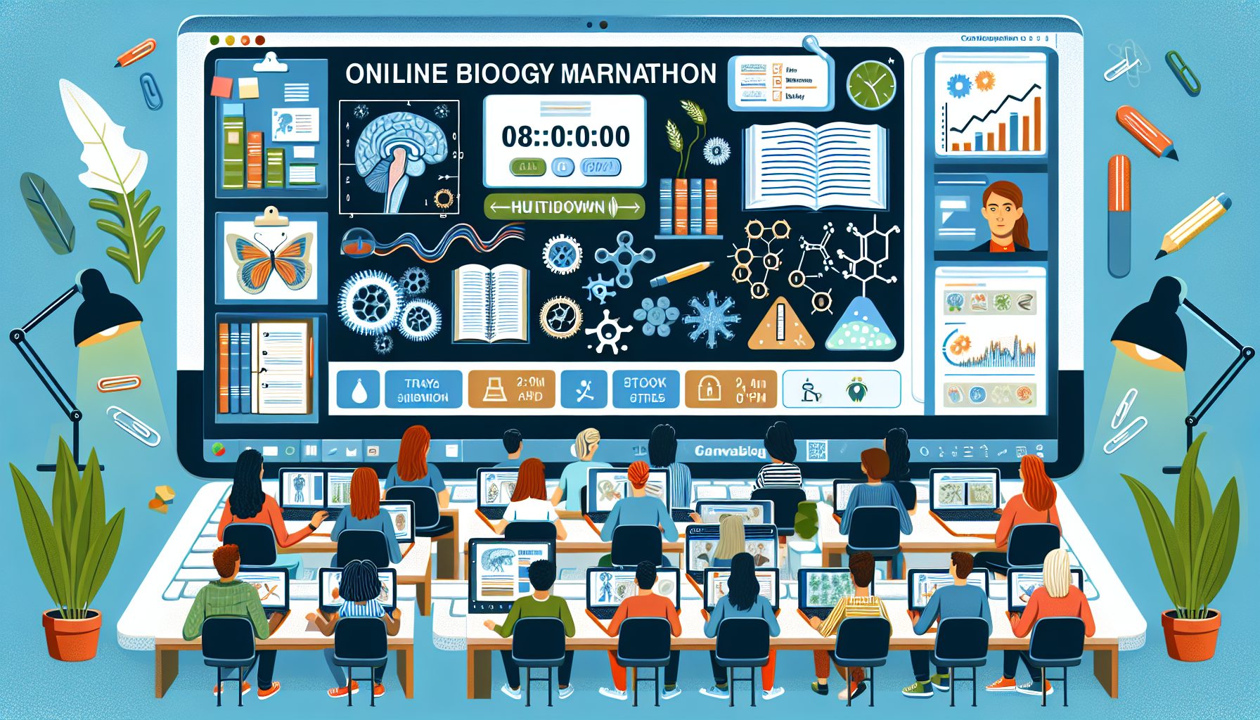Как устроен онлайн‑марафон по биологии